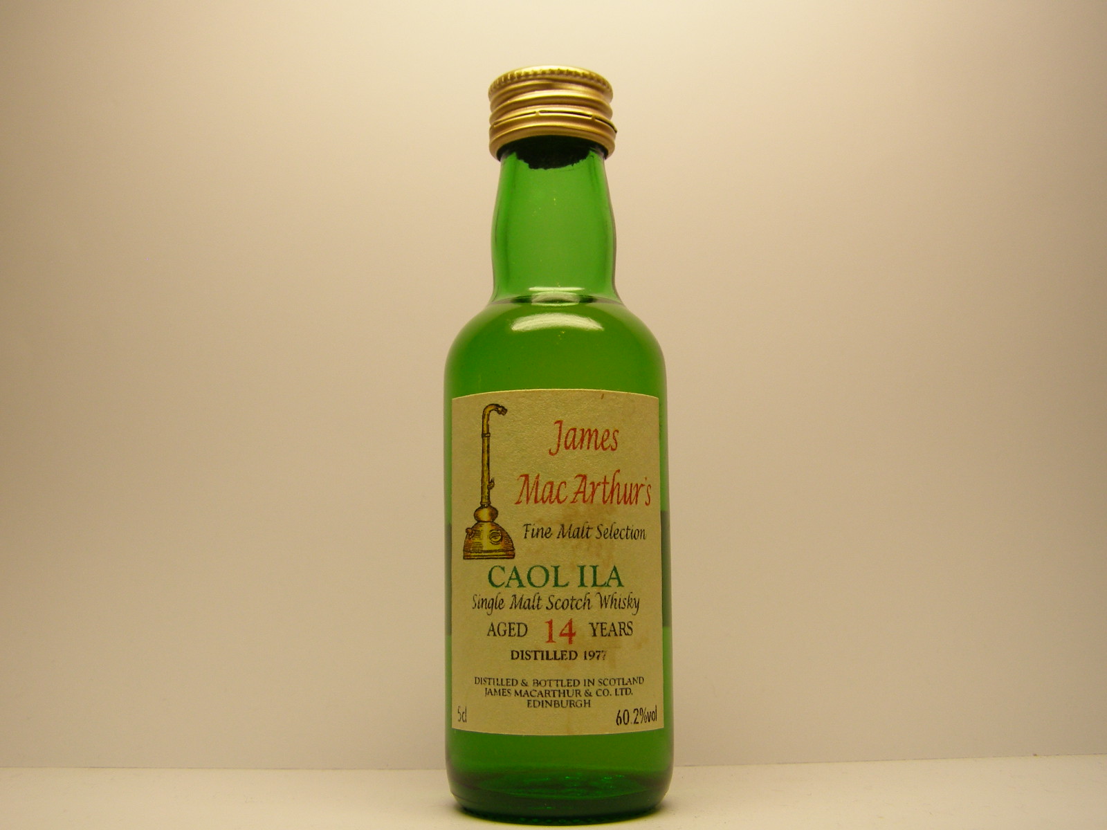 SMSW 14yo 1977 "James MacArthur´s" 5cl 60,2%vol